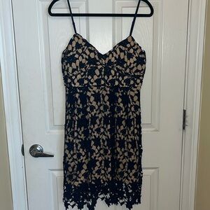 Dina Be Navy Lace Dress